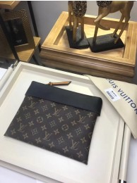 Fake Louis vuitton original POCHETTE TUILERIES M64035 Black JH01723dS46