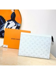 Fashion Imitation Louis Vuitton Monogram Canvas Poche Toilette M30420 white JH00462dK58