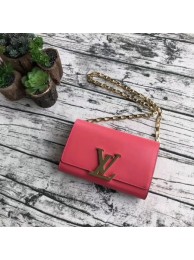 Fashion Louis Vuitton CHAIN LOUISE Original leather Shoulder Bag M94335 pink JH00474RW51