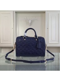Fashion Louis Vuitton Monogram Empreinte 30CM Tote Bag M91330 Royal Blue JH01064RW51