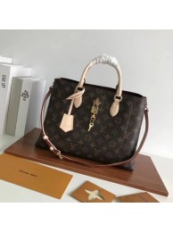 Fashion Louis vuitton original Monogram Canvas Flower Tote Bag 43551 creamy-white JH00195NC66