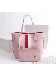 First-class Quality Louis Vuitton Neverfull Epi Leather MM 53763 pink JH01837aF97