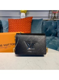 First-class Quality Louis Vuitton TWIST BELT CHAIN WALLET M68559 black JH00682JF90