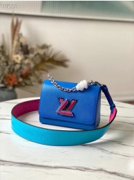 First-class Quality Louis Vuitton TWIST PM M57669 blue JH00067aF97