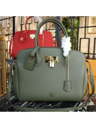 First-class Quality Louis Vuitton Veau Nuage Leather Milla MM M51685 green JH01421mU66