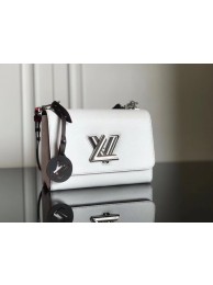 High Quality Fake Louis vuitton original epi leather TWIST MM M52506 Blanc JH01621nD19