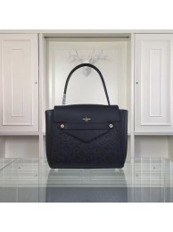 High Quality Fake Louis Vuitton original leather embossing tote bag 50438 black JH01080WC64