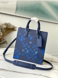 High Quality Fake Louis Vuitton SAC PLAT ZIPPE M57843 Ink Watercolor JH00130WC64