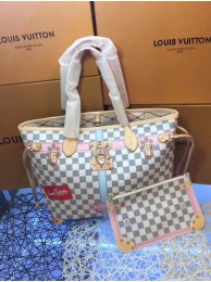 High Quality Knockoff Louis vuitton Damier Azur NEVERFULL M41065 JH00131VD28