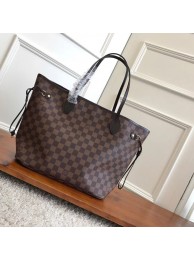 High Quality Louis Vuitton Damier Ebene Original NEVERFULL MM N41358 pink JH01994bo33