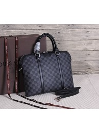 High Quality Louis Vuitton monogram canvas tote bag 41611 black JH01105My83