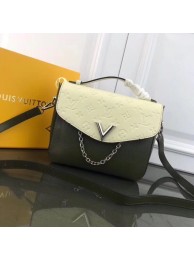 High Quality Louis Vuitton Should V Bag Saddle M53382 green&white JH01563Ao69