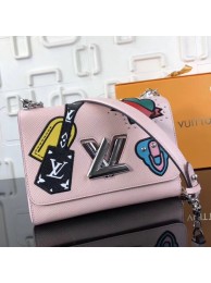 High Quality Replica Louis vuitton original TWIST MM M52487 pink JH01522tp21