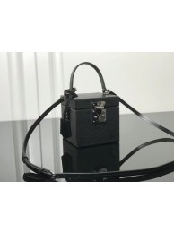 Hot Replica Louis Vuitton original Epi Leather BLEECKER BOX M52466 black JH01615IG96