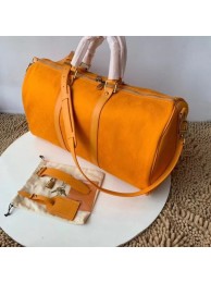 Imitation 1:1 Louis vuitton original KEEPALL BANDOULIERE 50 M44644 Ochre JH01001qd57