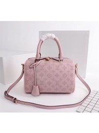 Imitation AAA Louis Vuitton Mahina Leather SPEEDY BANDOULIERE 30 M40431 pink JH01737Qz50