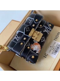 Imitation Cheap Louis Vuitton ESSENTIAL TRUNK M63892 black JH01466wG78