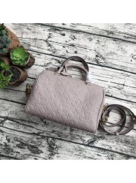 Imitation Designer Louis vuitton original monogram empreinte speedy M42395 gray JH00294Ss68