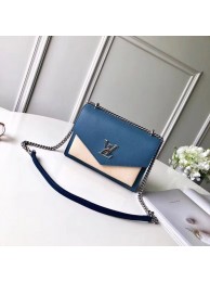 Imitation Fashion Louis Vuitton MYLOCKME BB M51418 blue &white JH01871Ft19
