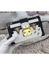 Imitation Hot Louis Vuitton Petite Malle Epi Leather Bag 94219 White JH01156CQ60