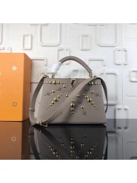 Imitation Louis Vuitton CAPUCINES PM M94519 grey JH01515pd51