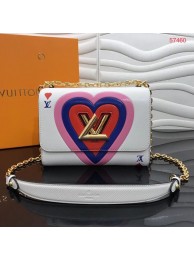 Imitation Louis Vuitton GAME ON TWIST PM M57460 white JH00254cI42