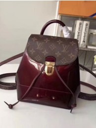 Imitation Louis Vuitton HOT SPRINGS Monogram Canvas Mini knapsack 53545 dark brown JH00385EB28