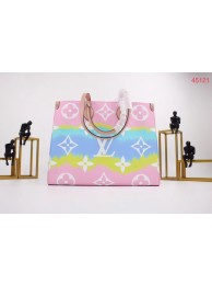 Imitation Louis Vuitton Monogram Canvas Original ONTHEGO M45119 pink JH00593ox12