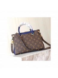 Imitation Louis Vuitton Monogram Canvas Pallas BB Original leather M43476 blue JH00618yF79