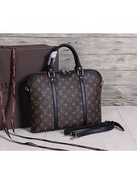 Imitation Louis Vuitton monogram canvas tote bag 41611 brown JH01104hu72