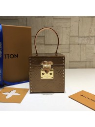 Imitation Louis Vuitton Monogram Vernis Original BLEECKER BOX M52464 Khaki JH01576Jf44