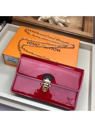 Imitation Louis Vuitton Original CHERRYWOOD CHAIN WALLET M63306 red JH01343Rj35