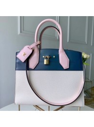 Imitation Louis vuitton original CITY STEAMER M55062 blue&white JH00950PU57