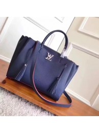 Imitation Louis Vuitton original lockmeto lockme Tote Bag M54569 blue JH00508HE81