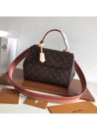 Imitation Louis vuitton original monogram canvas cluny mono 44267 pink JH00124mf57