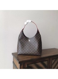 Imitation Louis vuitton original monogram canvas flower hobo bag M43545 creamy-white JH00202wE81