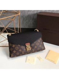 Imitation Louis Vuitton Original Monogram Canvas Pallas Chain M41201 black JH00401Mc29