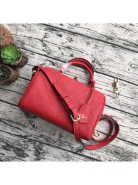 Imitation Louis vuitton original monogram empreinte speedy M42395 Cherry JH00257Ru69