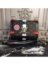 Imitation Louis vuitton original TWIST MM M43629 black JH00050bM57