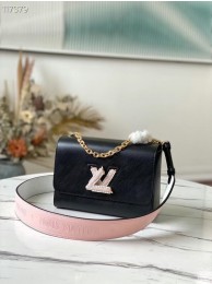 Imitation Louis Vuitton TWIST PM M57669 black JH00068Yx32