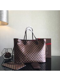 Imitation Luxury Louis Vuitton Damier Ebene Original NEVERFULL GM N41357 JH01989VD53