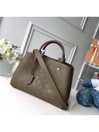 Imitation Luxury Louis vuitton original MONTAIGNE MM M44311 green JH01399VD53