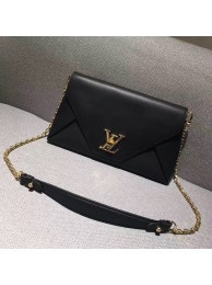 Knockoff 2017 louis vuitton love note evening bag M54500 black JH00783xd98
