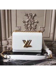 Knockoff AAAAA Louis vuitton original epi leather TWIST MM M50332 white JH01967bP60