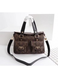 Knockoff Louis vuitton manhattan monogram canvas handbags M43482 black JH00317ll66