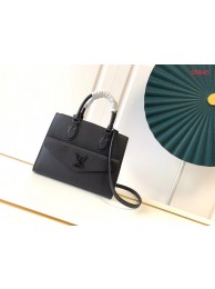 Knockoff Louis Vuitton Original LOCKME TOTE M55845 black JH00572Tm92