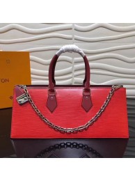 Knockoff Luxury Louis Vuitton SAC TRICOT Epi Leather M52805 red JH01449Pd89