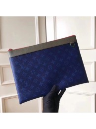 Knockoff Top Louis Vuitton Monogram Canvas Clutch Bag POCHETTE APOLLO 61692 blue JH00055wV33