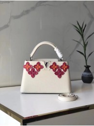 Louis Vuitton CAPUCINES PM M48866 white JH00660dt49