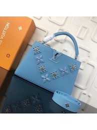 Louis Vuitton CAPUCINES PM M51384 blue JH01528sc42